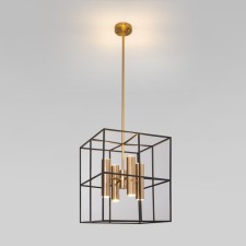 Ceiling Lamp Eurosvet Adamson 70142/8, GU10, 8x7W, 400x400x980 mm, brass color