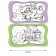 Developing puzzle "Funny animals", 4 puzzles, 2 in 1
