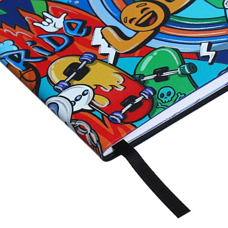 Universal Diary Grade 1-11, 48 sheets "Urban", a soft cover of PVC, embossing with foil, pocket, liesa, an offset unit-2