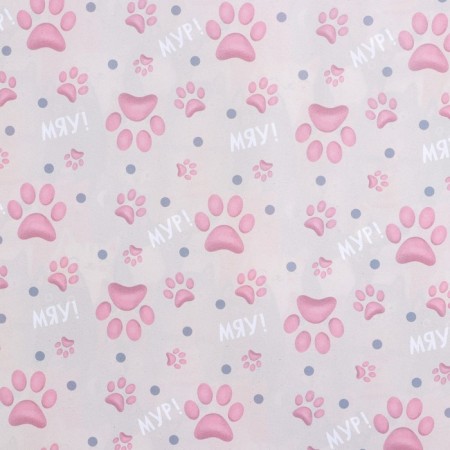 Paper packaging glossy bilateral "cats", 50 x 70 cm-1
