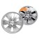 Wheel caps 16 "AIRLINE AWCC-16-06" Best ", silver, set 2 pcs.