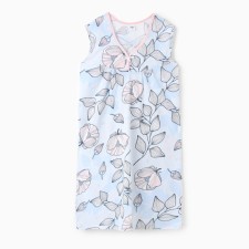 Night shirt female, the color is gray-blue, rr 50