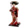 Collector doll "Japanese woman with a flower branch and in a hat" 30 cm