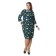 Female dress, size 54, blue, green color