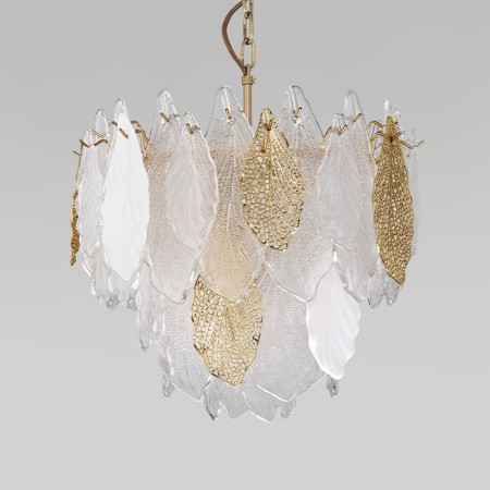 Suspended Bogate’s Leaf 369/8, E14, 8x40W, 500x500 mm, gold gold-2