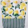 Bag Women's beach on lightning, white/yellow color