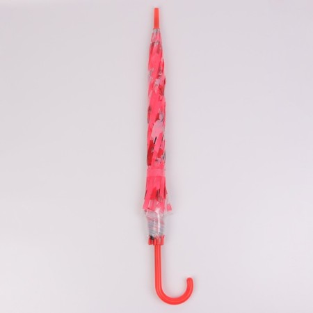 Umbrella - semi -automatic cane "leaf fall", 8 knitting needles, r = 45 cm, color mix-13