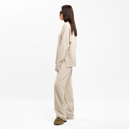 Women's costume (jumper and trousers) Mist p. 44-46, beige-1