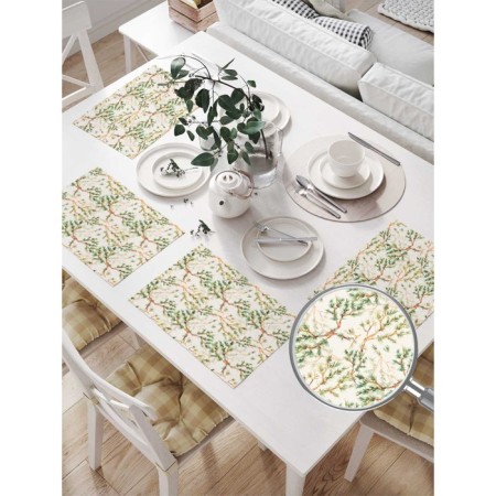 A set of napkins for setting the table "Vettles", rectangular, size 32x46 cm, 4 pcs-1