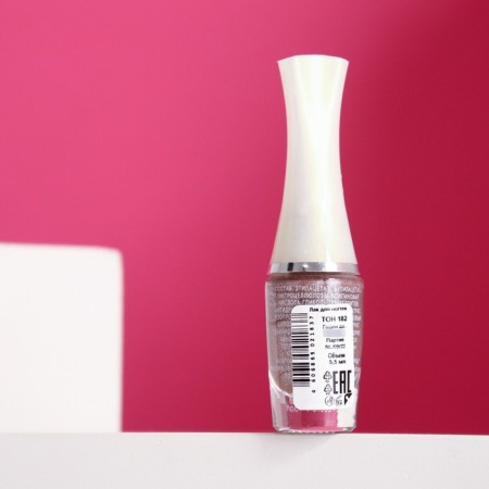 Nail polish jeanmishel tone 182 lilac -beige sparkling, 5.5 ml-1