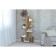 Bolly stand No. 2, 520x266x1180, oak craft gold