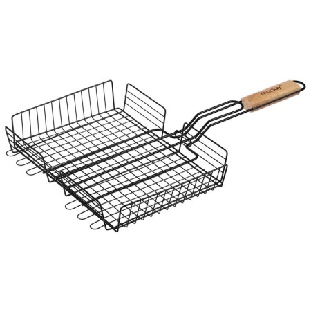 Ground grill Universal Maclay, 28x31 cm, stainless steel, for barbecue-7