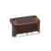 Garden lamp on a sunny battery, 8 × 4.5 × 4.5 cm, 1 LED, glow warm white, brown