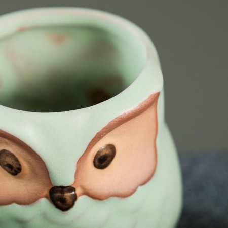 Pot "Owl Ava" 6x6x6.5cm, mix-12