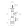 Siphon for the Viant sink "Profi" 1½ " - d = 40 mm, grille d = 70 mm, with a withdrawal for s/m