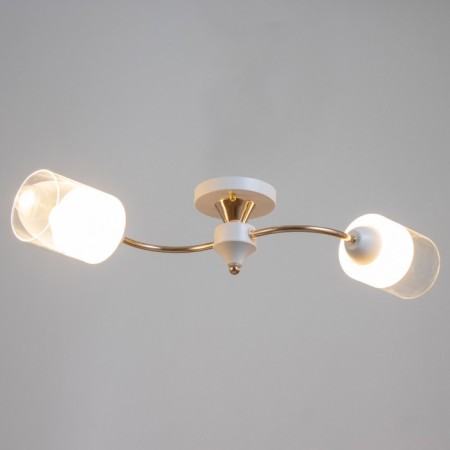 Estel chandelier 2he27 40W white-gold 60x20x23 cm Bayerlux-1