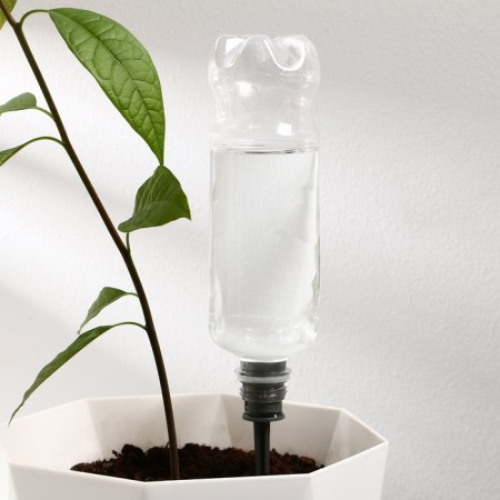 Auto -polyoves for indoor plants for a bottle, adjustable, gray, plastic, height 16 cm, 4 pcs.-11