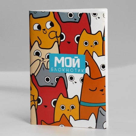 Chancellery set: notebook coloring, stencil, stickers and wax crayons of “there are no cats a lot”-6