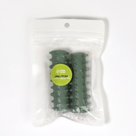 Massage with spikes, universal, 2 parts, 9.5 × 3 cm, green color-3