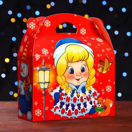 Gift box "Dedushkino Happiness", Baul 22 x 9 x 22 cm-1