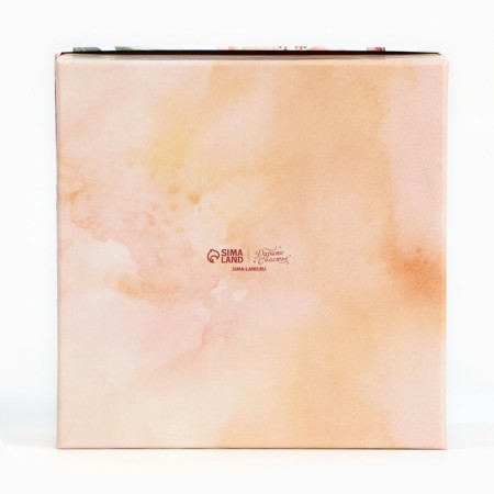 Square gift box, packaging, “gift” 14 x 14 x 8 cm-4