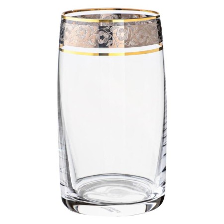 A set of water glasses, the Panto Platinum, Gold Path, 250 ml x 6 pcs.