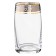 A set of water glasses, the Panto Platinum, Gold Path, 250 ml x 6 pcs.