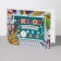 Diploma "Graduate _ class!" glitter, laptop, 44.5x16.5 cm