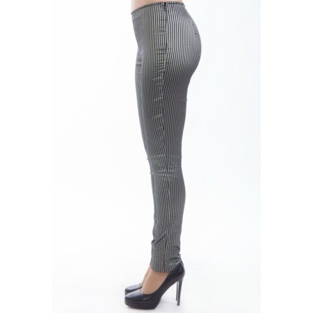 Female trousers, size 42, silver color-2