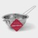 A colander made of stainless steel of a share, 900 ml, d = 18 cm, thickness 0.3 mm, a long handle