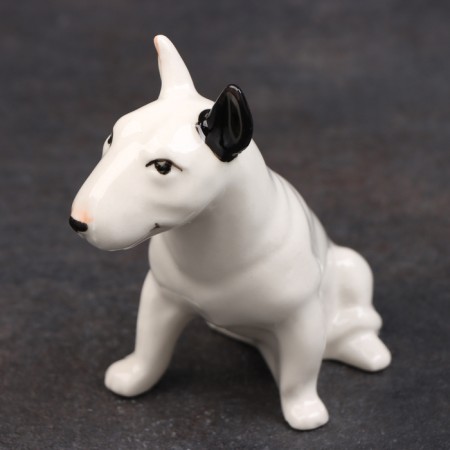 Porcelain figurine "Bulberry Black Ear", 10 cm, copyright painting-1