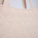 Bag-tout on lightning, beige color