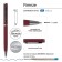 Switching handle, 1.0 mm, BrunovisConti firenze, blue rod, metal case Soft Touch Red, in case