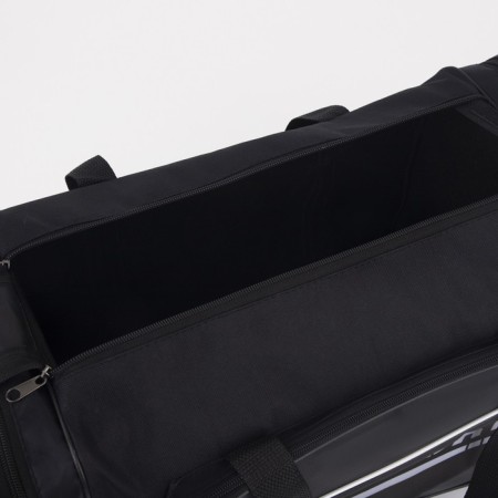 Sports bag with lightning, 3 outer pockets, black color-2