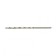 The metal drill elongated Matrix, 3x100 mm, HSS, cylindrical shank, D = 3 mm, 10 pcs. 74367