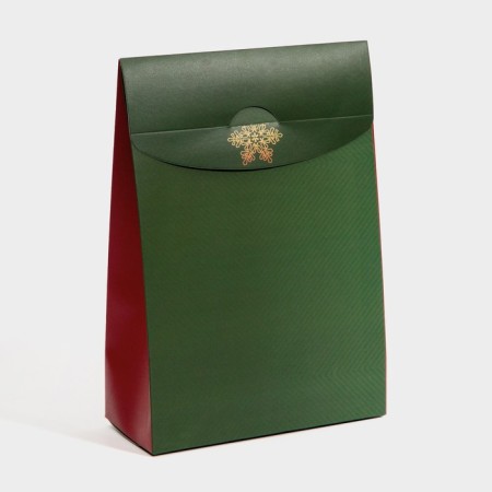 Folding “Wreath” box, 15 x 7 x 22 cm, new year-3