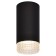 Lamp wall-flowing spot OL40 BK/CL MR16 GU10 IP20 black, transparent