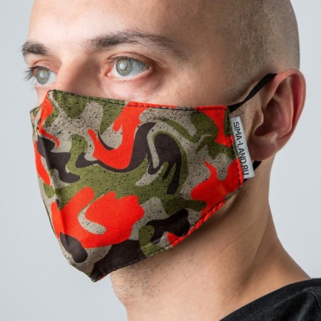 Class mask with adjusting ties "Hakki"-1