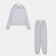 Women's tracksuit (sweatshirt and trousers) mist, size 40-42, color gray