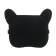 Pillow on the headrest Matech Cutie Line, 30 x 25 x 10 cm, black, white