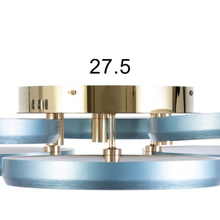 Chase with DND "WINLLA" LED 204W 3000-6000K blue-gold 80x80x11 cm Bayerlux-8