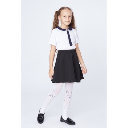 School skirt "Pysolnets", black color, height 122 cm (30)-2