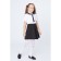 School skirt "Pysolnets", black color, height 122 cm (30)