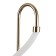 Lamp "bend" LED 16W 3000k gold 26x11x82 cm