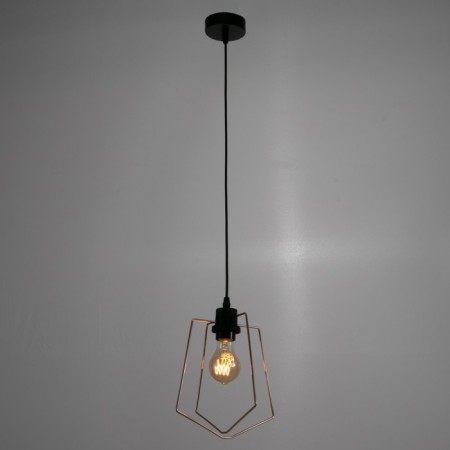 Economic light "Compact" 1x40W E27 Black 18x18x25-84 cm.-1