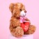 Soft toy "You are the best", bear, Mix color
