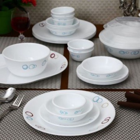 Circles dishes set, 12 items-1