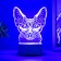 Sphinx lamp LED white 11x9.5x13 cm