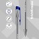 Ballic handle Erichkrause Ultra-20, node-bela 0.7 mm, blue ink, letter line 2000 meters