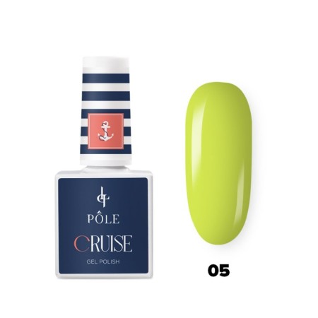 Pole Cruise gel polish, No. 05 refreshing lemonade, 8 ml